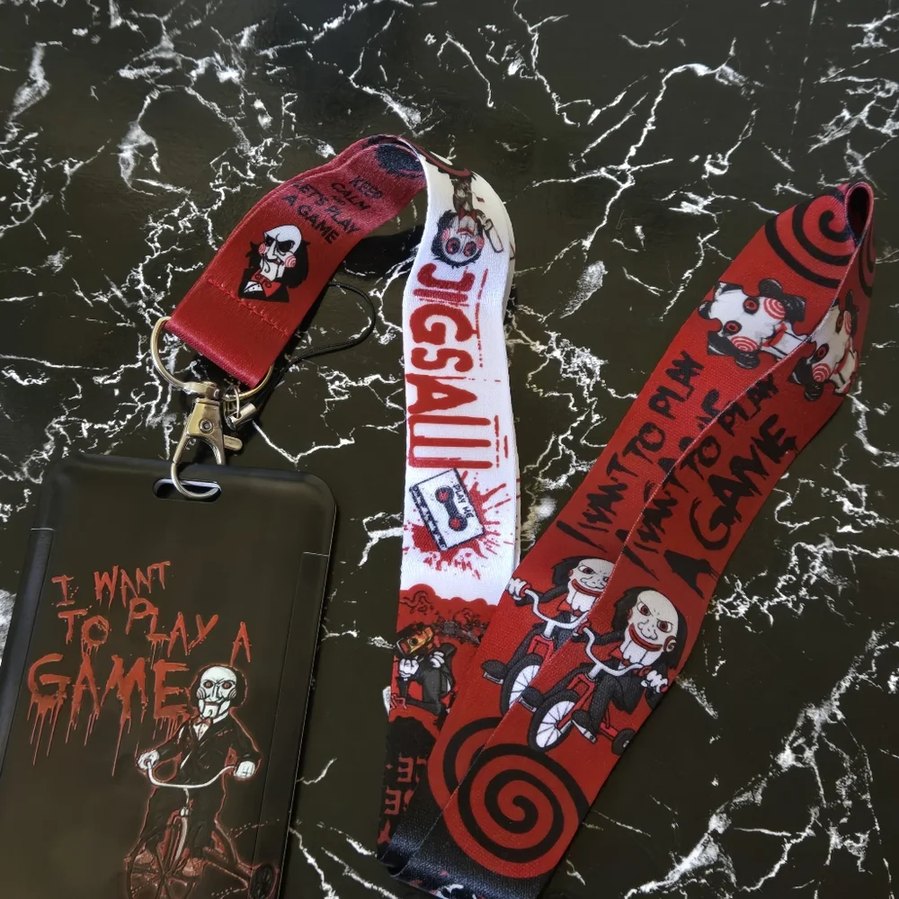 🍒🍒 JigSaw Lanyard
